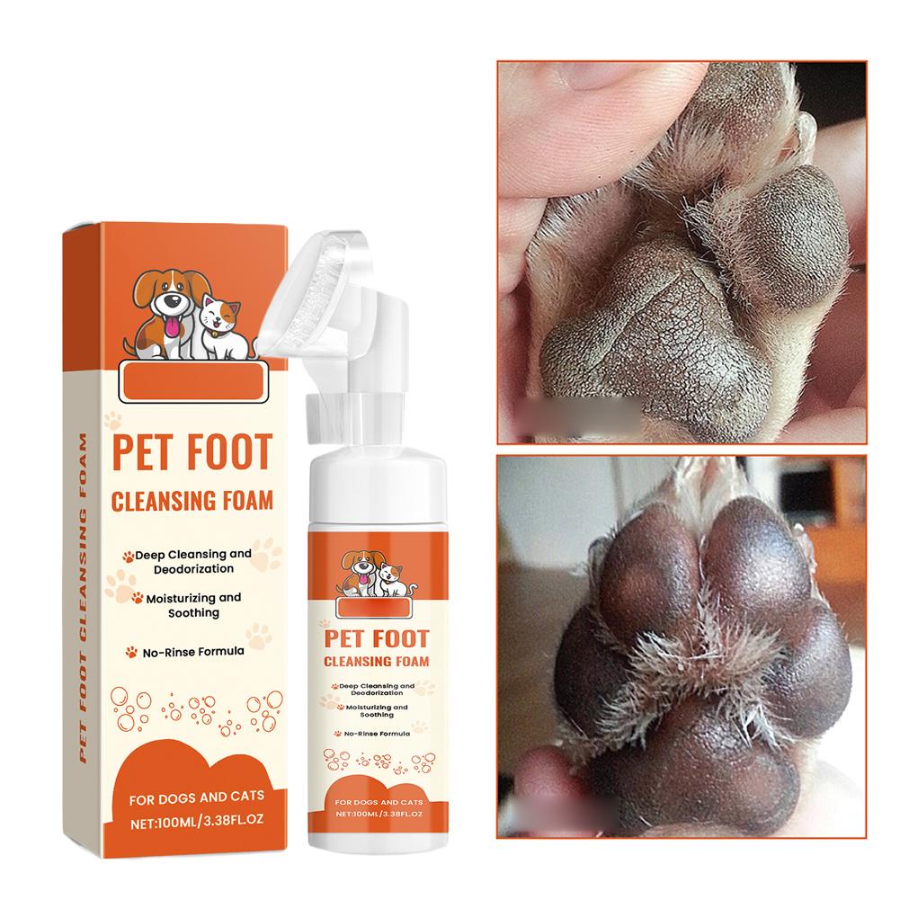 Pet Ear Cleaner - Espuma de limpeza para pés de