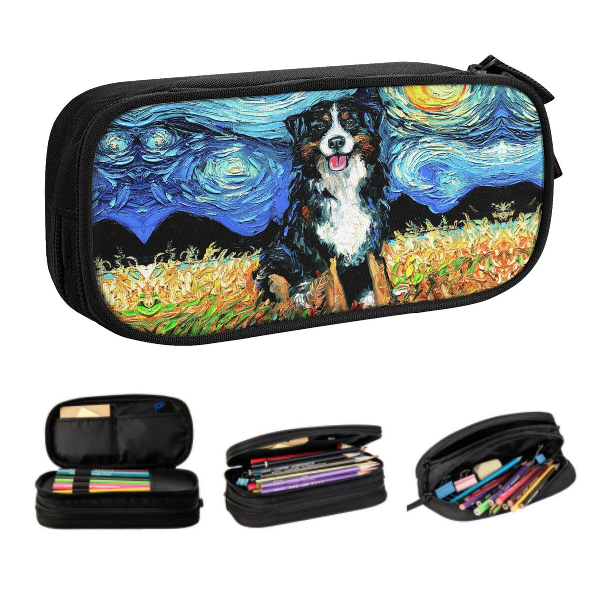 Pet X Supplies - Personalizado noite estrelada bernese mountain dog
