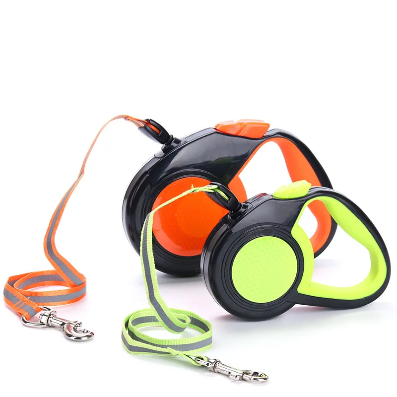 Retractable Dog Leash - Trela retrátil de nylon para cães,