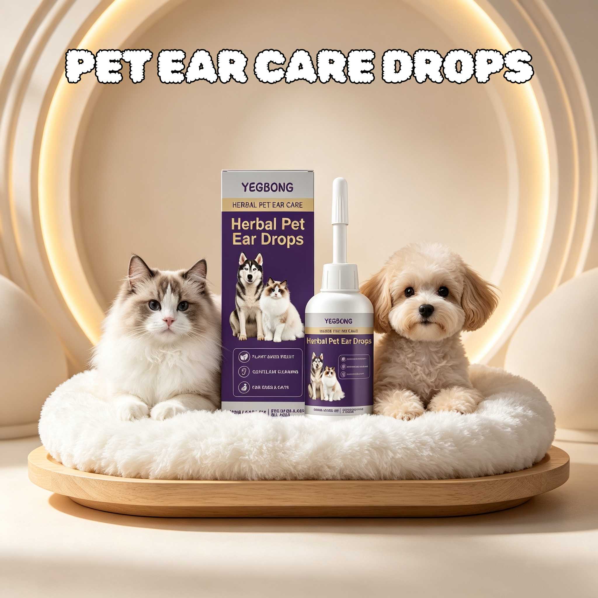 Pet Ear Cleaner - Gotas de limpeza de ouvido para