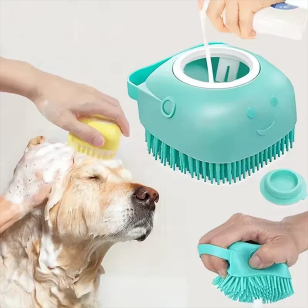 Escova de Massagem de Silicone - Pet Supplies App avaliação e preço