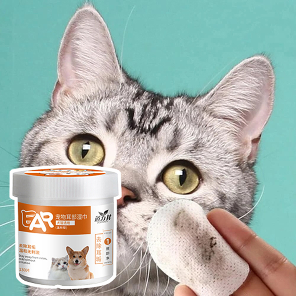 Limpa de olho de 130pcs para c - Pet Ear Cleaner avaliação e preço